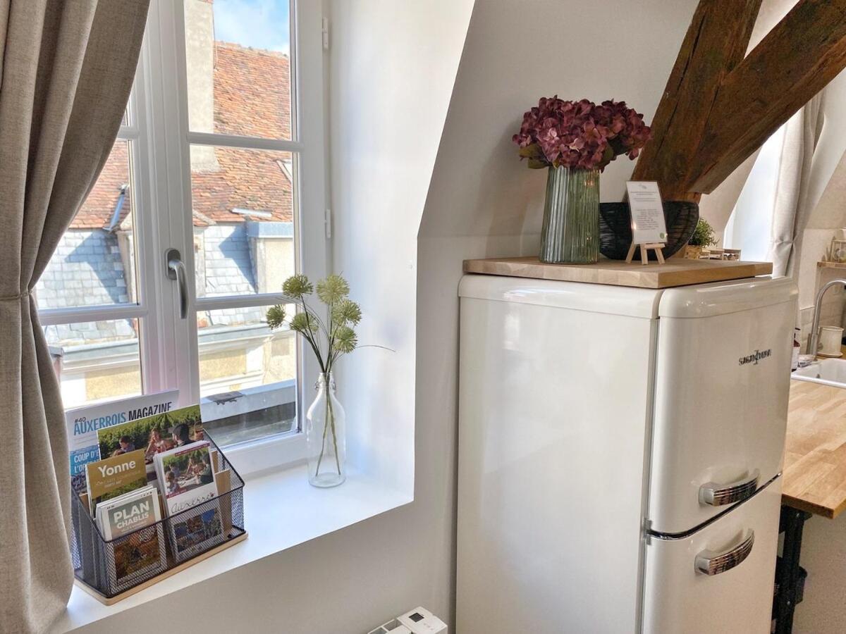 Ferienwohnung Le Repere Des Sommeliers - Sejour A Auxerre Exterior foto