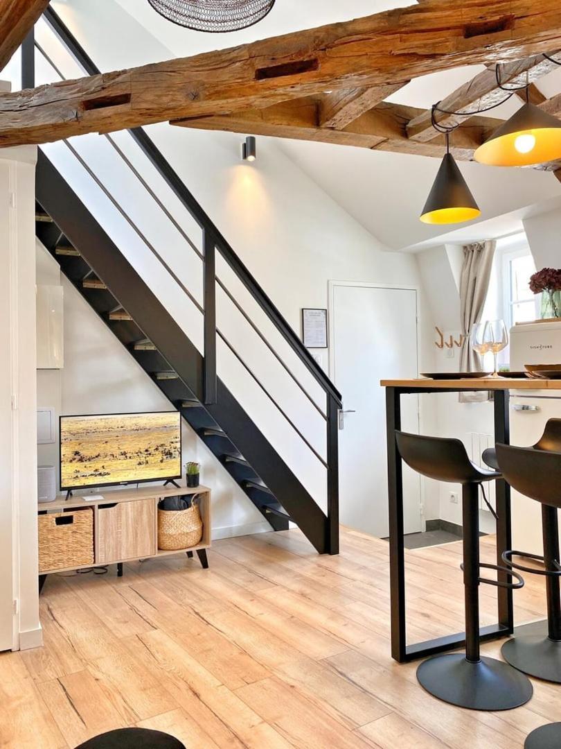 Ferienwohnung Le Repere Des Sommeliers - Sejour A Auxerre Exterior foto