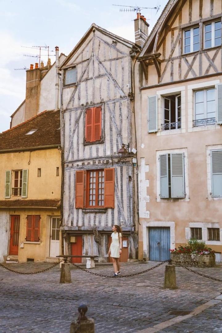 Ferienwohnung Le Repere Des Sommeliers - Sejour A Auxerre Exterior foto