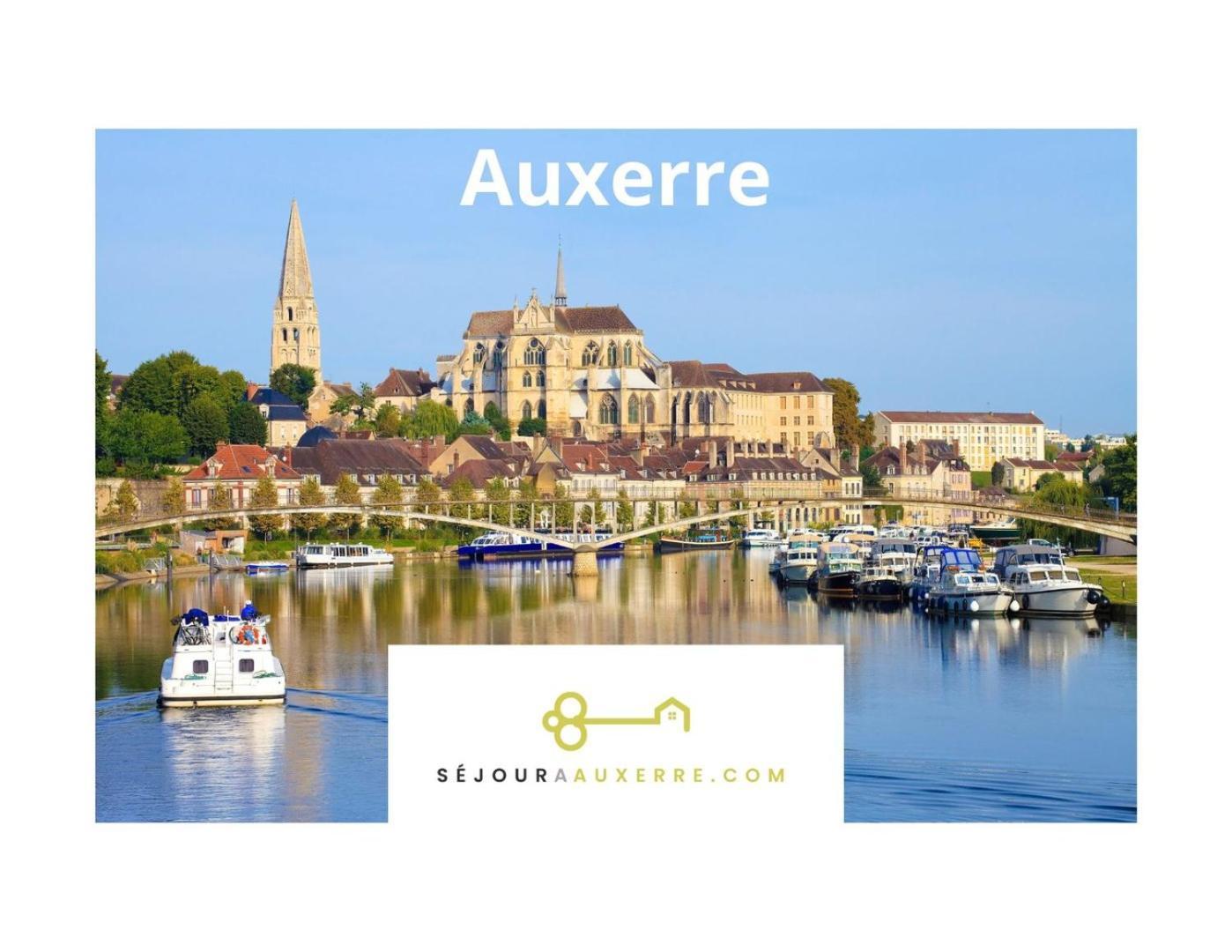 Ferienwohnung Le Repere Des Sommeliers - Sejour A Auxerre Exterior foto